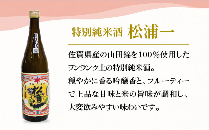 うまかばい松浦一セット（720ml×3本）【大串酒店】 [HAK008]日本酒