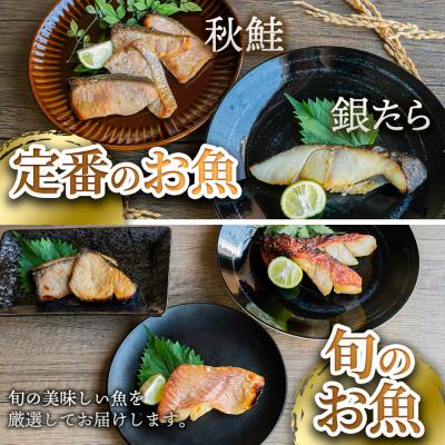 ふるさと納税 田野町 【四国一小さなまち】魚の西京漬け 5種食べ比べ(銀たら+鮭+おまかせ3種)セット　計15袋 |  | 03
