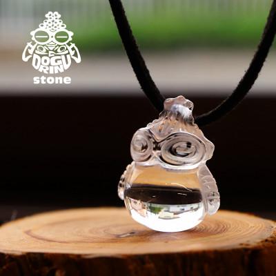 ふるさと納税 山梨県 【縄文アクセサリーDo_goods】透明の輝き「水晶ピュアどぐりん」ペンダント　700-120