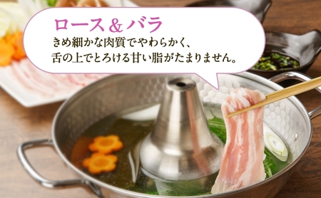 Takahashi Farmの豚肉 しゃぶしゃぶ用 セット 豚ロース 豚バラ 各500g 計1kg 肉 豚肉 お肉 豚しゃぶ スライス 薄切り ロース バラ 岐阜県産 精肉 国産 ブタ ぶた ポーク 