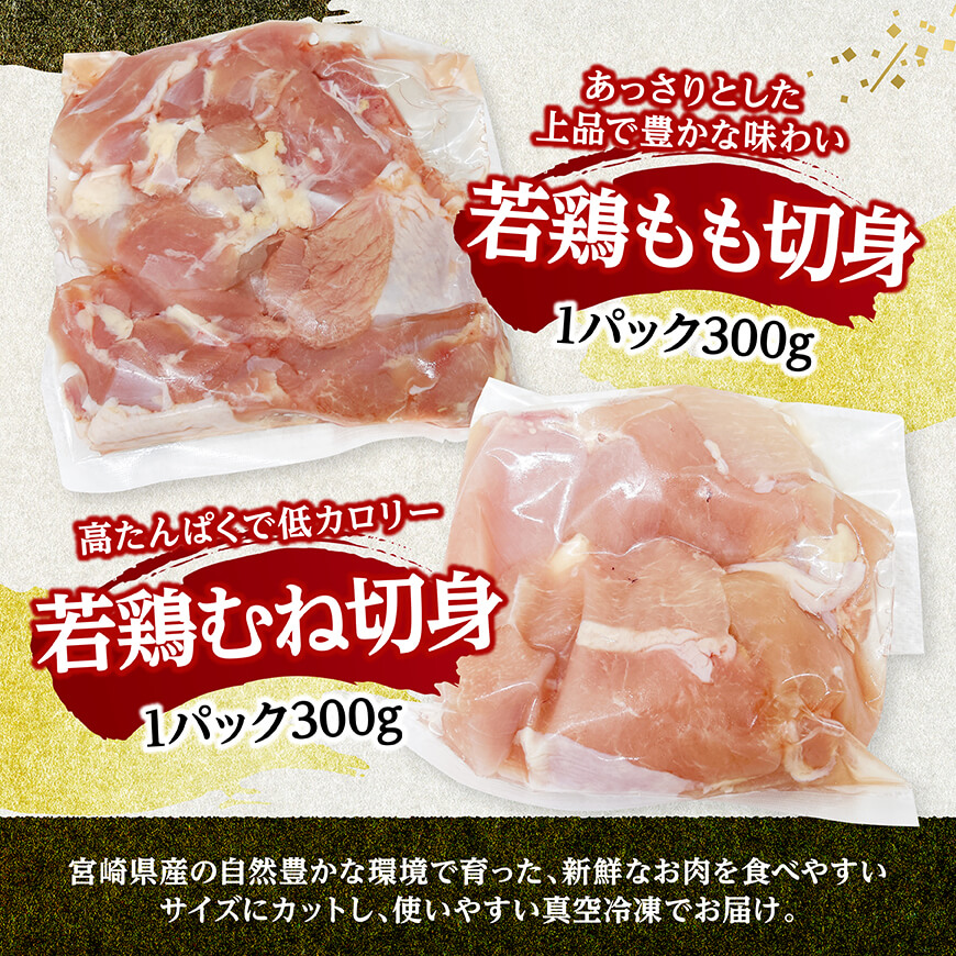 宮崎県産豚肉&鶏肉　よくばり4.5kgセット 【 豚肉 鶏肉 鶏 肉 もも むね 肩ロース 切り落とし 宮崎県産 送料無料 】