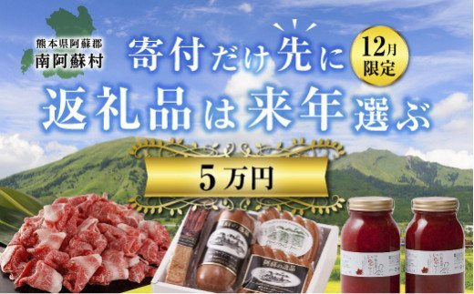 寄付だけ先に→返礼品は来年選ぶ