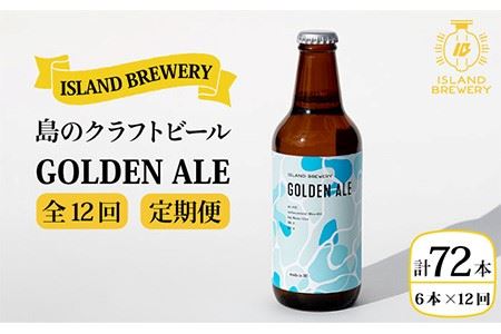 【全12回 定期便 】クラフトビール 地ビール  GOLDEN ALE 6本 【ISLAND BREWERY】 《 壱岐市 》[JED011] ビール ビール ビール ビール ビール