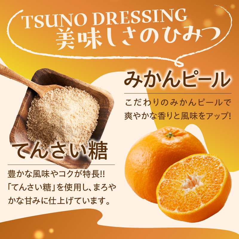 TSUNO DRESSING ＆ TSUNO JAMギフトセット_T043-007【ドレッシング ジャム サラダ フルーツ 加工食品 国産 人気 ギフト 食品 調味料 加工品 果物 贈り物 お土産 送