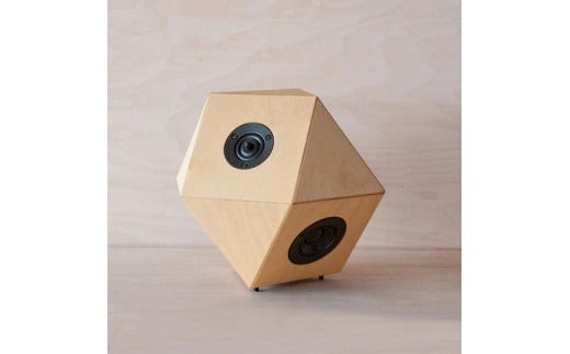 A-36 14面体スピーカー'sight'バーチ仕上げ