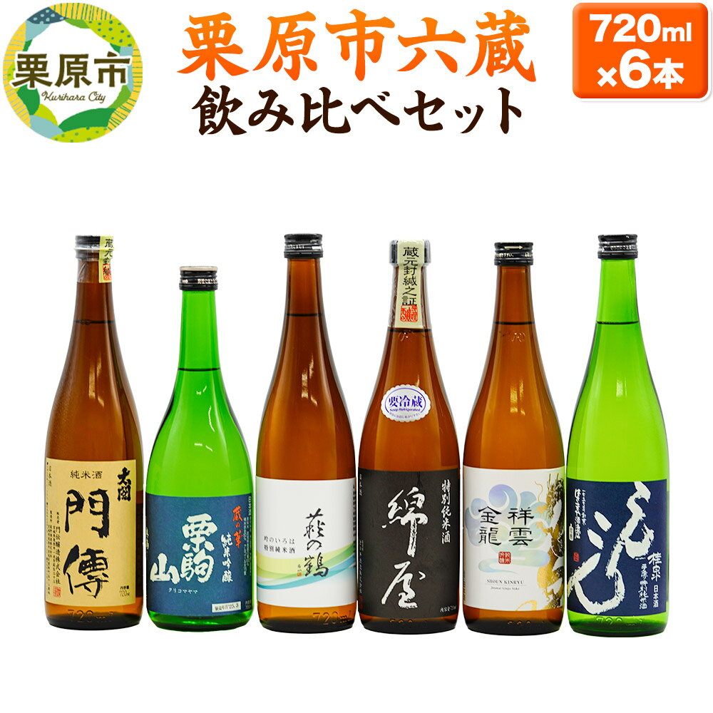 【ふるさと納税】日本酒 飲み比べ 栗原市六蔵飲み比べセット