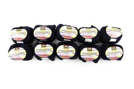 No.055 マンセルメリノキング（極太） 2032番色（紺） 10玉セット