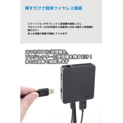 ふるさと納税 川崎市 ベッドルームプロジェクターNX1 ブラック ワイヤレスアダプター(USB-C&HDMI) 3点セット |  | 03