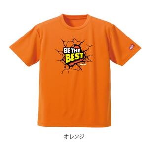 JTTA公認　卓球ユニフォーム【男女兼用(ドライ):XLサイズ】ビーザベスト　オレンジ【1659013】