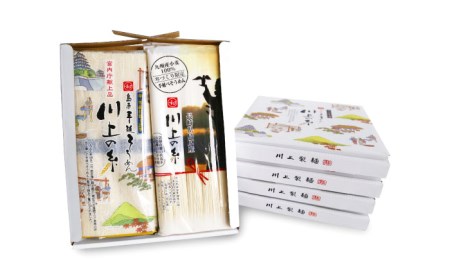 【宮内庁献上】手延べそうめん 2種 詰め合せ 川上の糸 計10箱 / 九州産小麦粉100％ 素麺 島原そうめん 乾麺 めん 麺 ギフト 贈り物 長期保存 災害対策 物価高応援 / 南島原市 /  川上