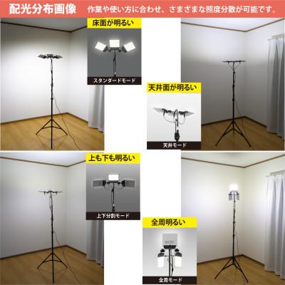 ふるさと納税 川口市 DC12 COB　フレキヘッド3灯式スタンドライト　クマデ　DCC020 |  | 02