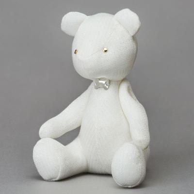 ふるさと納税 桐生市 TRCOLUMで制作したテディベア「えんとくん　Originals」(ホワイト)