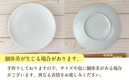 【美濃焼】 さざなみ 16皿 青白 4枚セット 瑞浪市 / JS企画 皿 お皿 プレート 食器 [AZAZ080]