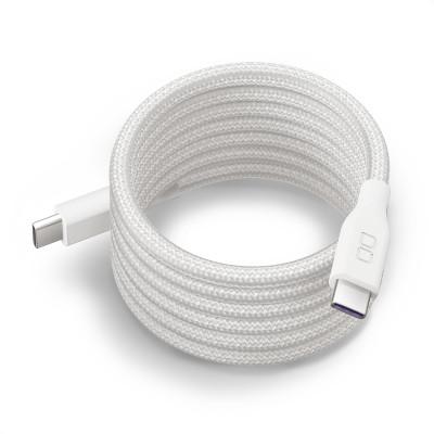 ふるさと納税 守口市 CIO 充電ケーブル USB-C スパイラルケーブル CtoC 1m (ナチュラルホワイト)