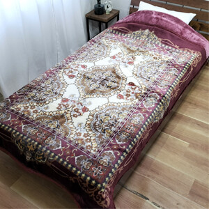 【シングルサイズ】贅沢カシミヤウール混わた入り嵩高毛布 ピンク1枚 CAK-162-PI