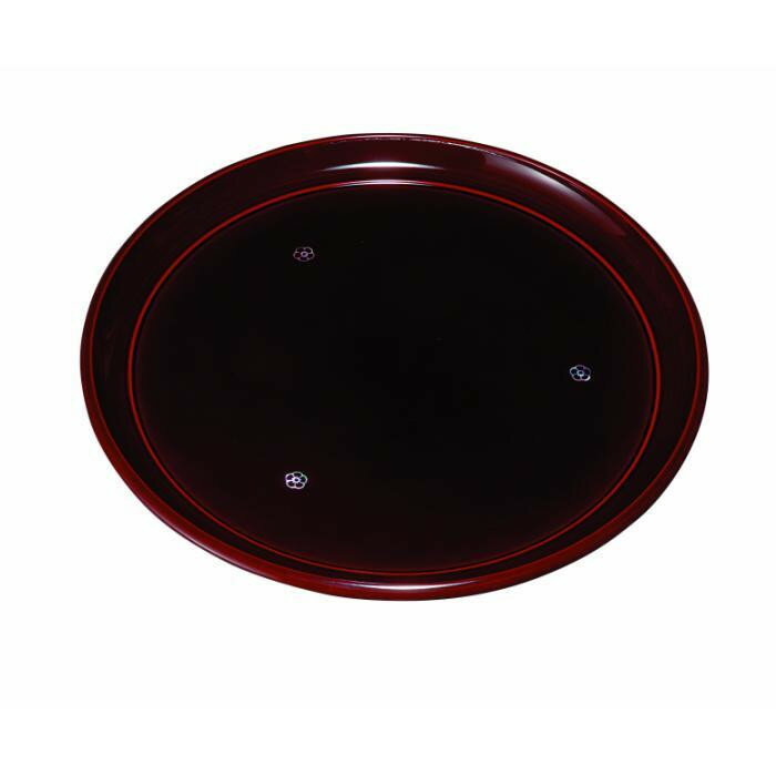 【ふるさと納税】丸盆 30cm 総溜 明月 ［YG459］ | 工芸品 日用品 キッチン お盆 送料無料 おすすめ 人気