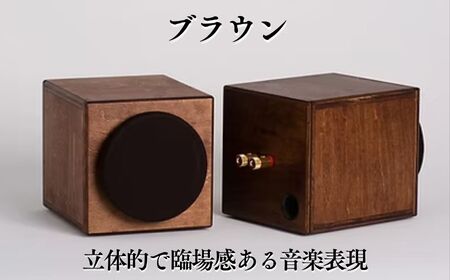 世界最小の本格オーディオ 真空管オーディオセット  スピーカー 〈 オーディオスピーカー 国産スピーカー ブラウンスピーカー バイブアンプ  MHaudio 〉