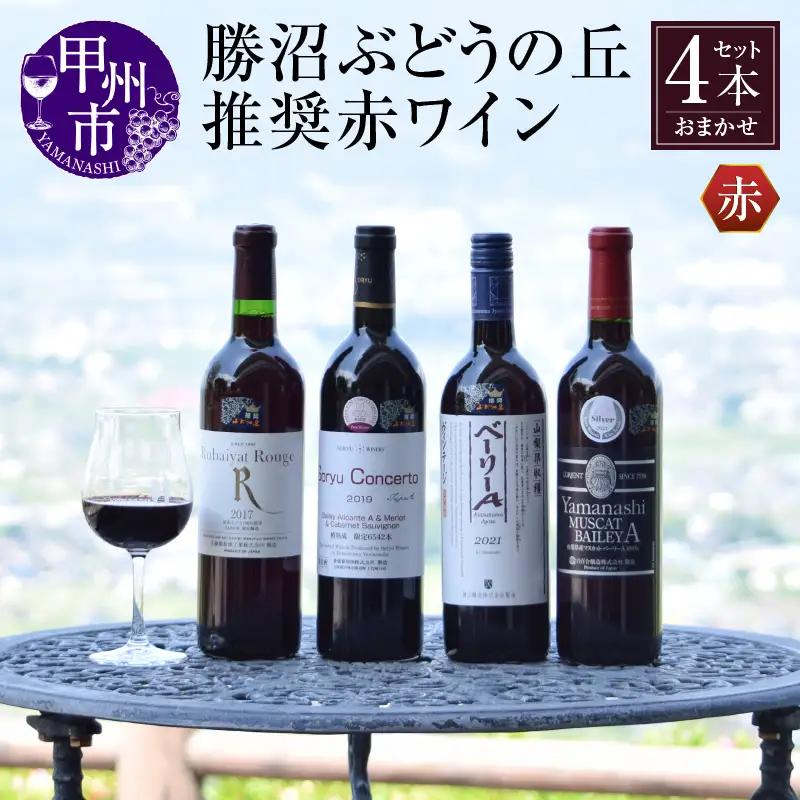 ワイン 勝沼ぶどうの丘推奨赤ワイン4本セット（KBO） D-604