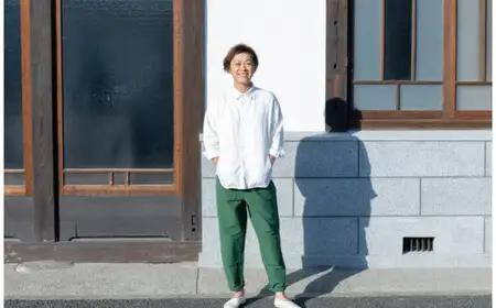 Farmers’ MONPE Muji 伝統色 松葉＜Mサイズ＞　034-019-4-M