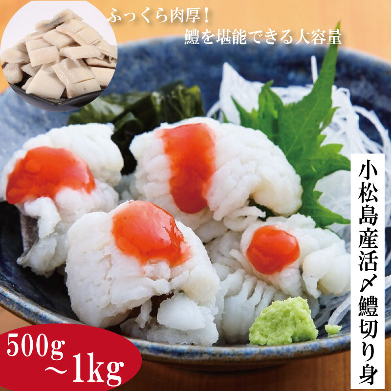 【ふるさと納税】 肉厚ふわふわ使い勝手も抜群 鱧 国産 ハモ 切り身 選べる容量 500g～1kg 冷凍 お届け時期が選べる 骨切り カット済 産地直送 魚介 魚 切身 天然 湯引き 蒲焼き 天ぷら しゃぶしゃぶ 鍋 お吸い物 ギフト おすすめ 贅沢 徳島 小松島