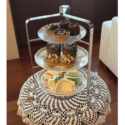 ふるさと納税 府中市 両面研磨ステンレス製ケーキスタンド |  | 01