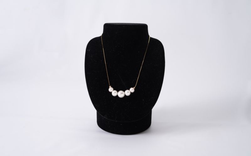 コットンパール「キスカ」ゴールドチェーンネックレスとピアス３点セット|ピアス  アクセサリー コットンパール パール プレゼント 入学 お祝い 卒業 贈答 「キスカ」ゴールドチェーンネックレスとピアス