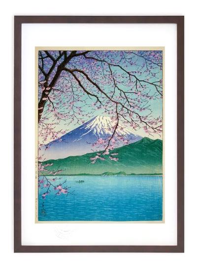 
                  川瀬巴水「西伊豆木負」LLサイズ A2 ジクレー版画 額縁付き 日本画 名画 風景画 富士山 桜 駿河湾 海 新版画 近代版画 昭和の広重 アートフレーム 額入り絵画 壁掛け インテリアアート 署名・エディション番号入り 壁掛けフック付き 玄関 リビング 書斎 和室 洋室 和モダン 復刻アート 埼玉県白岡市 あゆわら
                