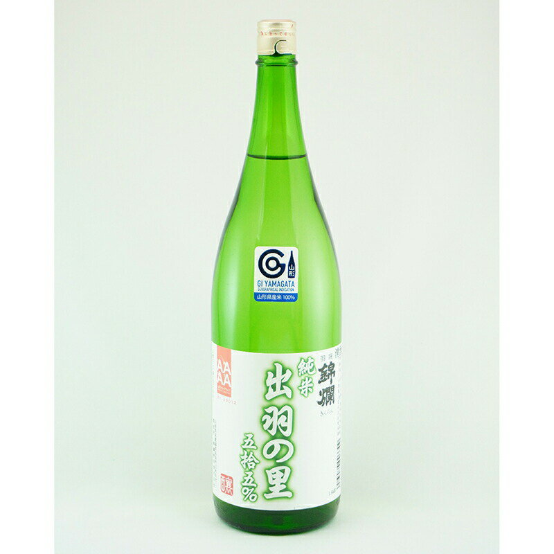【ふるさと納税】日本酒 錦爛 出羽の里 純米酒 1.8L 1本 [tk06ayt180082 山形県 高畠町 小田部商店] 1800ml 一升瓶 お酒 酒 地酒