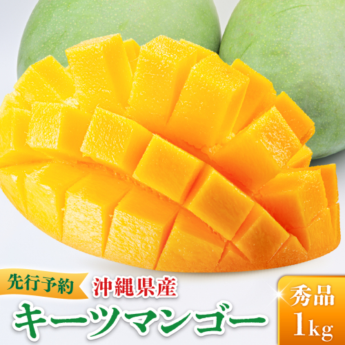 ＜先行予約・数量限定＞キーツマンゴー 秀品（1kg）KM009   I  キーツマンゴー きーつまんごー マンゴー まんごー トロピカルフルーツ フルーツ 贈答用 秀品 1000g 1kg   沖縄県 南城市 ふるさと納税 光陽マンゴー園