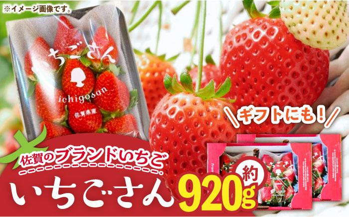 
            佐賀のブランドいちご いちごさん 約920g（約230g×4p）/中村青果店 [UDK006] いちご イチゴ 苺 果物 フルーツ
          