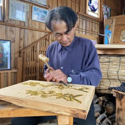 ふるさと納税 つがる市 青森ひば絵 写真A3サイズ 1枚 額入り 金太朗 [0239] |  | 02