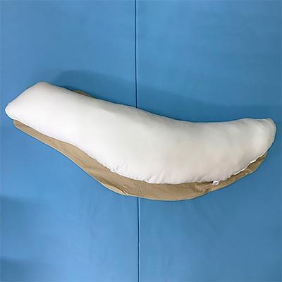 ふるさと納税 泉大津市 ドルフィン型　抱き枕・専用カバー　ベージュ2枚付き