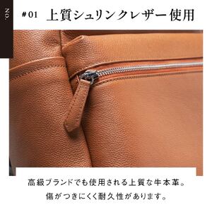 リュック 本革 グレー MURA｜リュック