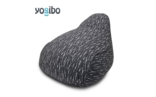 ヨギボー ラックス ラウンジャー ダークグレー Yogibo Luxe Lounger ビーズクッション 1人掛け 背もたれ ソファ 高級感 モダン インテリア 大阪府 岸和田市 [№5385-1572]