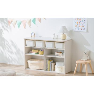 ふるさと納税 大河原町 収納棚 ラウンドシェルフ ワイドタイプ ホワイト アイリスオーヤマ [53753091] |  | 02