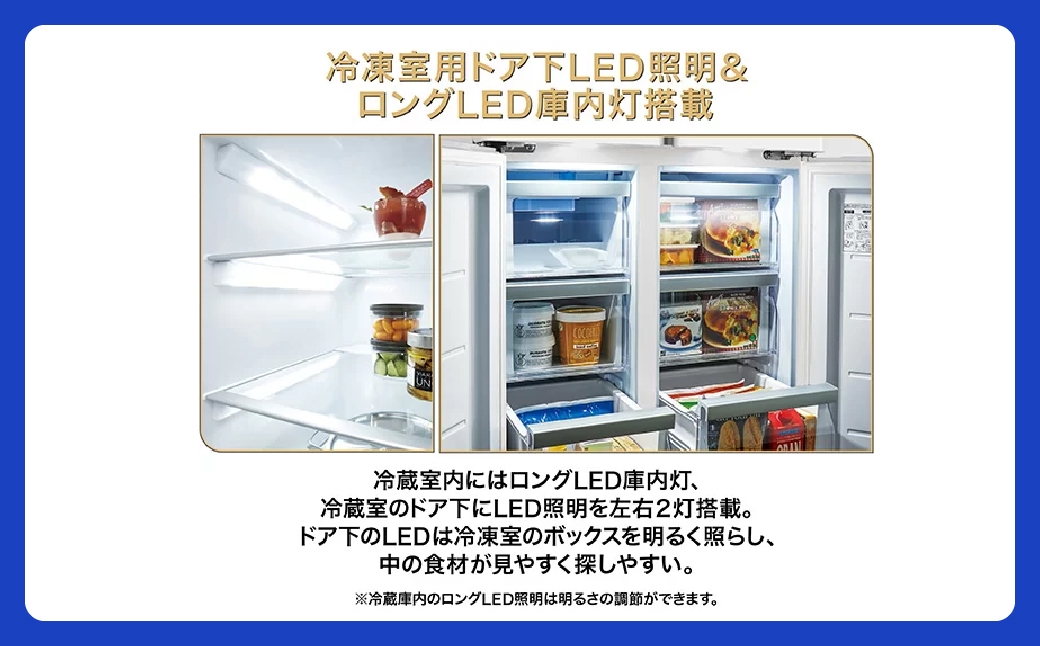 冷凍冷蔵庫 AQUA 420L AQR-TZ42A 幅70cmのうす型設計 大容量6ボックス冷凍室 埼玉県