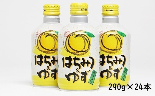 はちみつ＆ゆず 290g×24本＜131-014_5＞