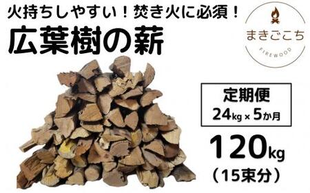 薪 24kg  約35cm  5ヶ月定期便 【大月町共通返礼品】
