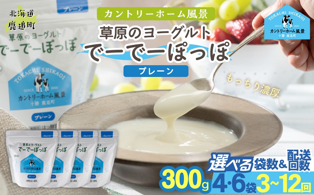 
                  草原のヨーグルト でーでーぽっぽ 300g 《プレーン》 選べる個数・配送回数 【 ふるさと納税 人気 おすすめ ランキング 牛乳 ヨーグルト 生乳 濃厚 クリーミー 手作り 北海道 十勝 鹿追町 送料無料 】 SKB155-v
                