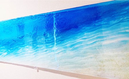 インテリア 【飾れる海】壁掛け パネル「白砂の海 砂紋」＜Studio KAI by?M村裕二/  Yuji hamamura＞ [CDH001] 長崎 西海 インテリア パネル おしゃれ インテリア