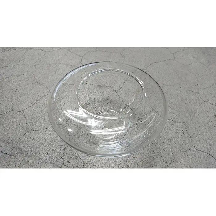 水たまりの花器（ガラスの花どめ付き）