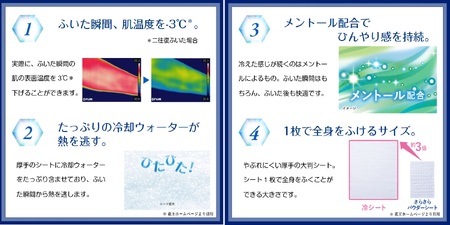 SA1800　花王 ビオレ 冷シート 3種詰め合わせ　計6袋