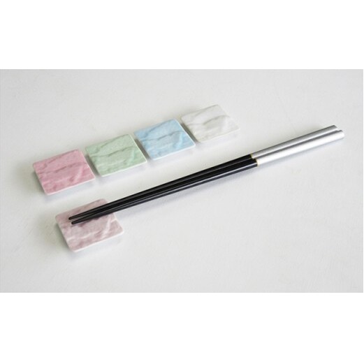 ARITA PORCELAIN LAB(アリタポーセリンラボ) スレート箸置セット 有田焼 かわいい モダン カラフル パステルカラー A30-353_イメージ2