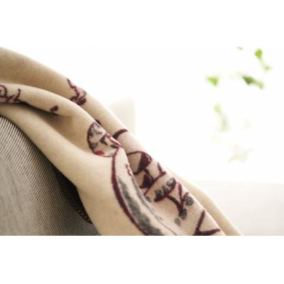 ふるさと納税 泉大津市 アートブランケット『鳥獣戯画』ひざ掛け |  | 02