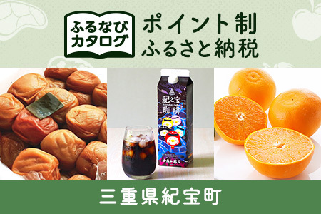 【有効期限なし！後からゆっくり特産品を選べる】三重県紀宝町カタログポイント