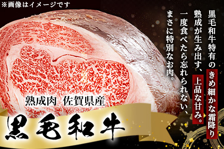 E-49  【熟成肉】佐賀県産黒毛和牛 牛肩ロース 焼肉用 500ｇ