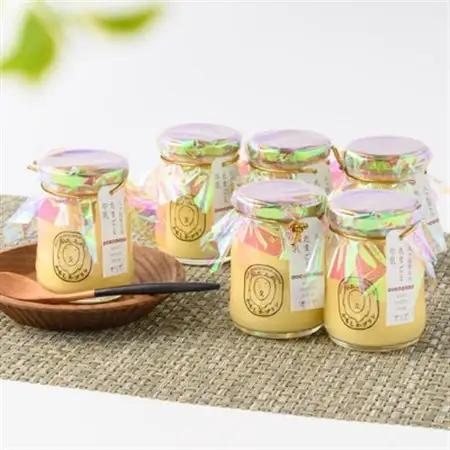 八ヶ岳育ちのたまごと牛乳 かもしかプリン プレーン(90ml×6個)_菓子・スイーツ プリン  _【配送不可地域：離島】【1576516】