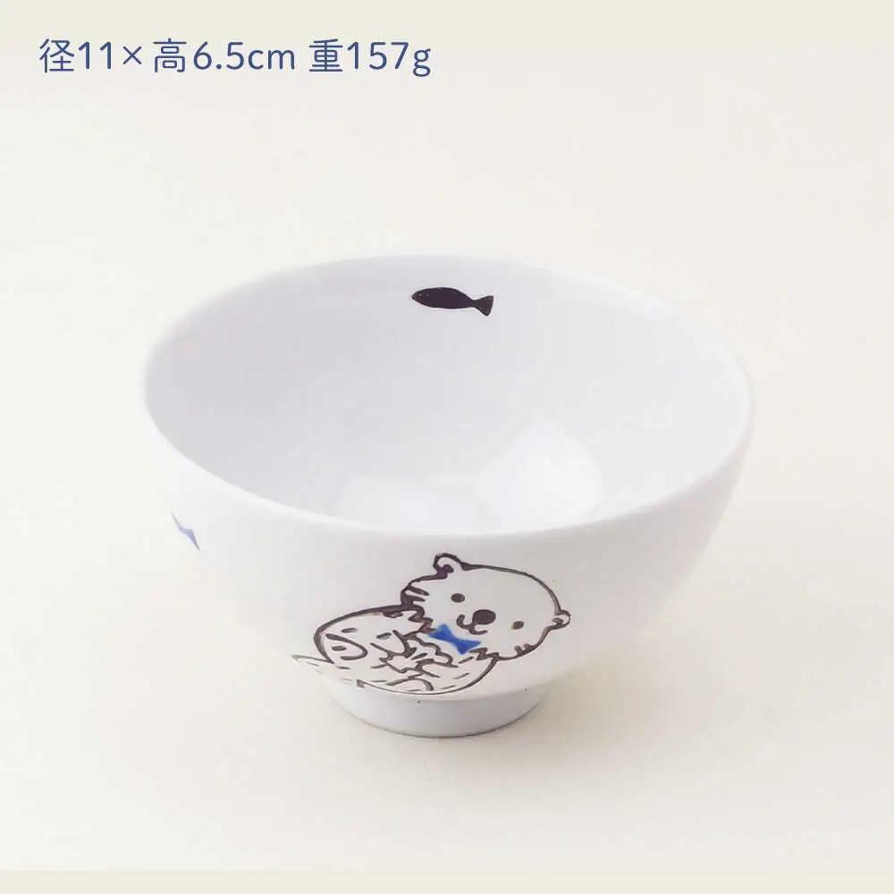 【波佐見焼】茶碗 ラッコ 食器【大貴セラミックス】[HF14]