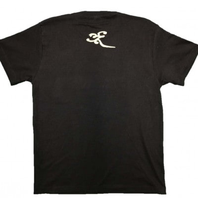 手描きTシャツ 仏画 薬師如来 黒 (半袖 XLサイズ)【1615675】