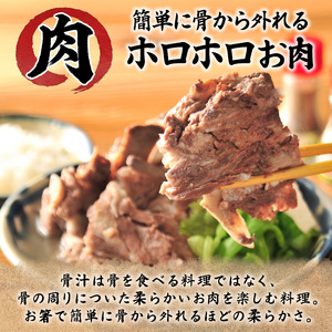 沖縄の郷土料理『骨汁』10食・骨付き肉たっぷり｜沖縄そば【宮良そば】骨汁　人気